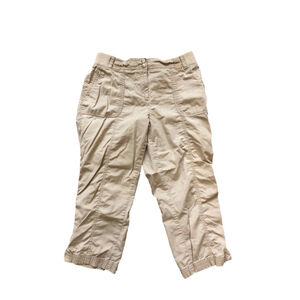 Chico's Beige Capri Pants Women's Size 8/10